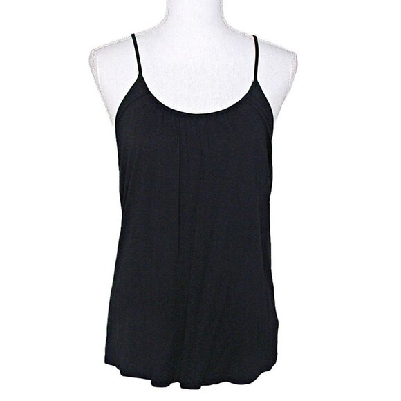 Old Navy Womens Racerback Athletic Pullover Camisole Tank Black Scoop Neck Sz XS - Picture 1 of 10